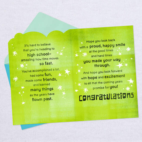 Good Times and Excitement Junior High Graduation Card, , large image number 4