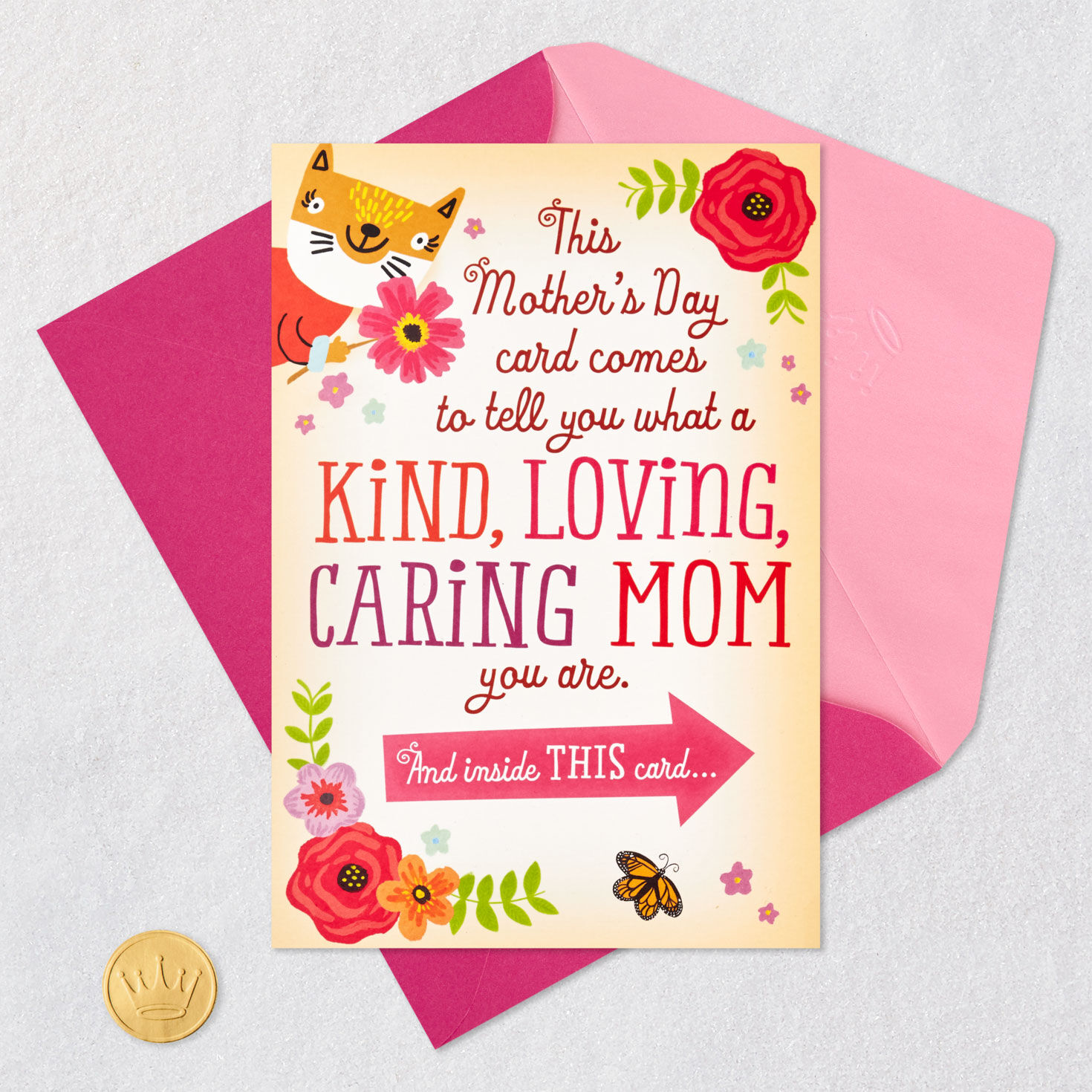 Cat Critter Musical Mothers Day Card Within a Card  image number 9