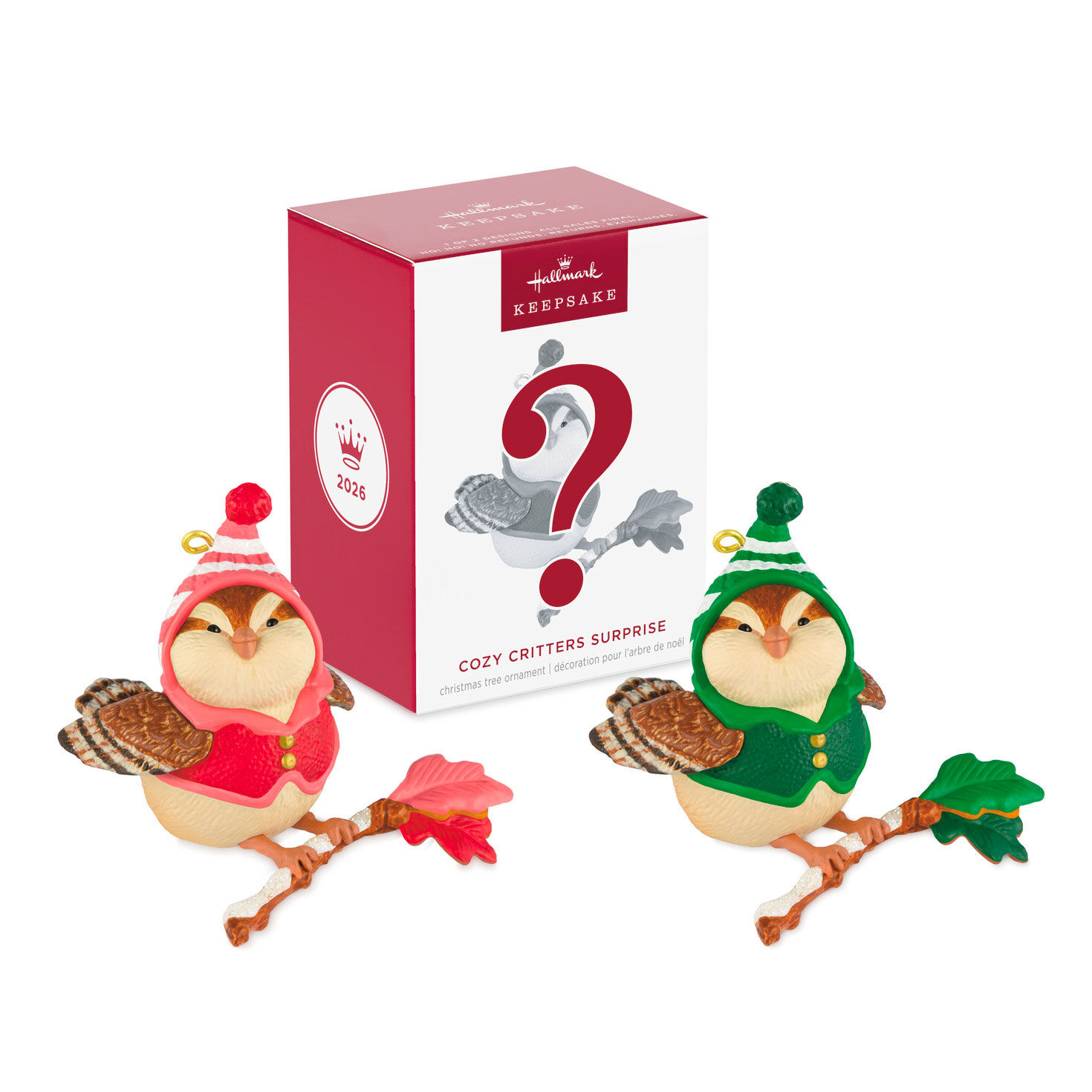 Cozy Critters Mystery Ornament