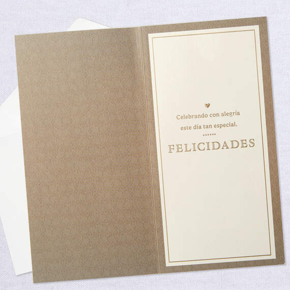 Perfect Pair Spanish-Language Money Holder Wedding Card, , large image number 3