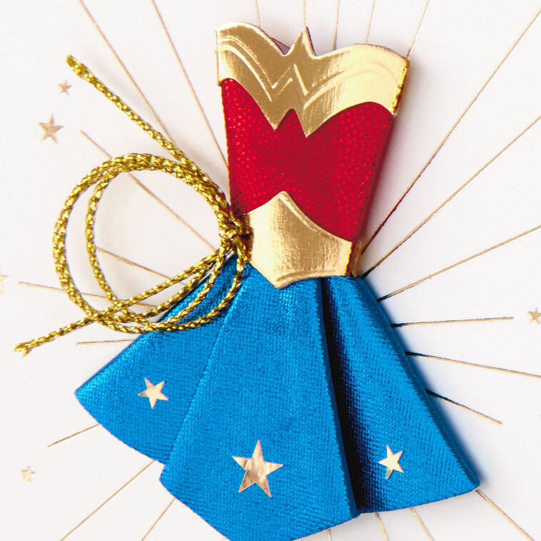 Wonder Woman Costume Birthday Card Card Front Detail image number 4