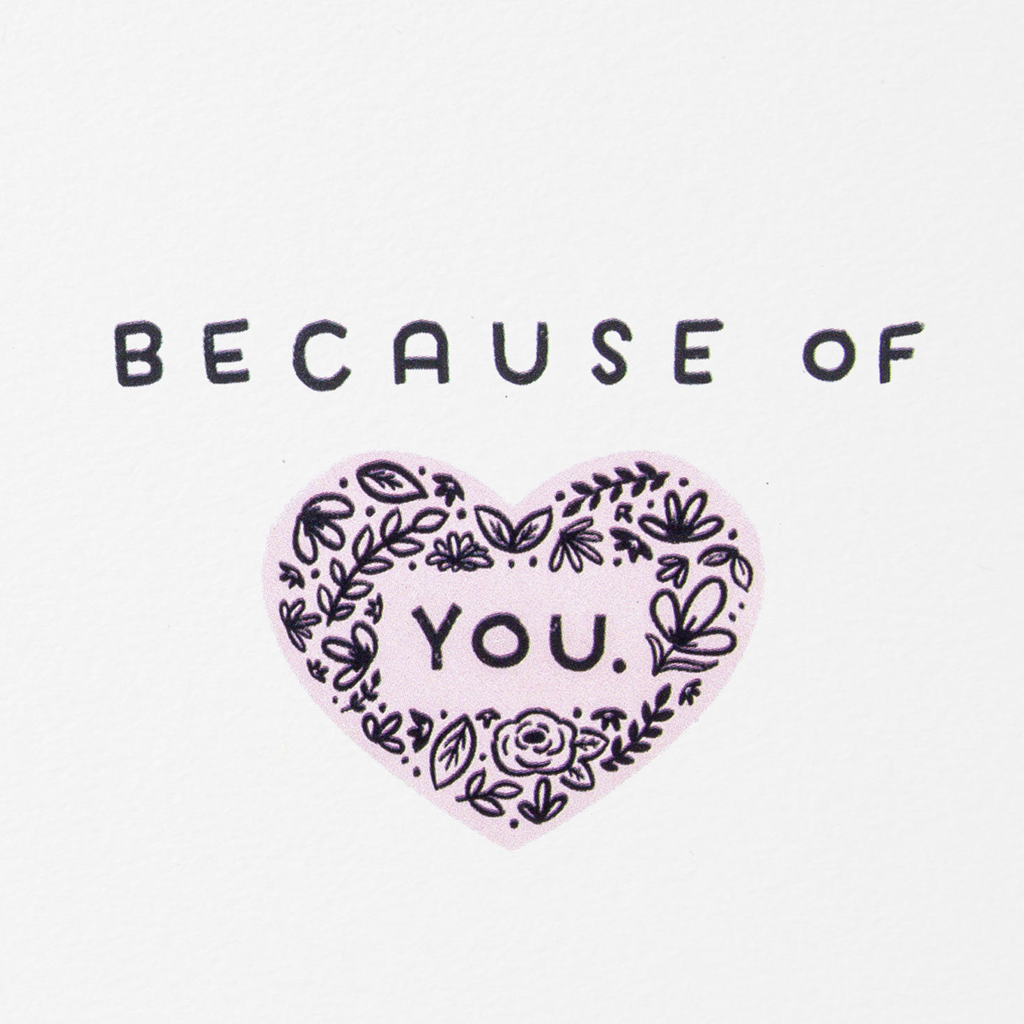 Pink and Black Floral House Mother's Day Card Sentiment image number 2