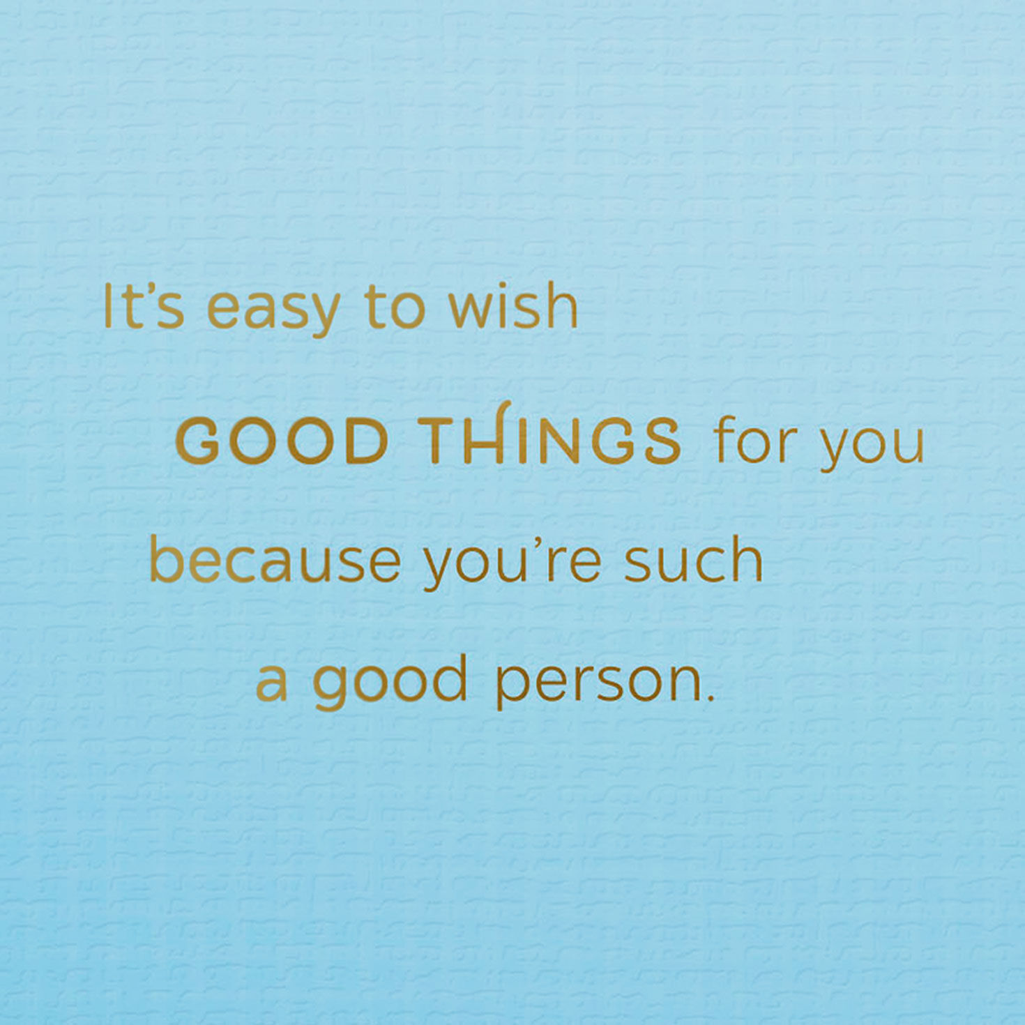 It's Easy to Wish Good Things for You Birthday Card, , large image number 2
