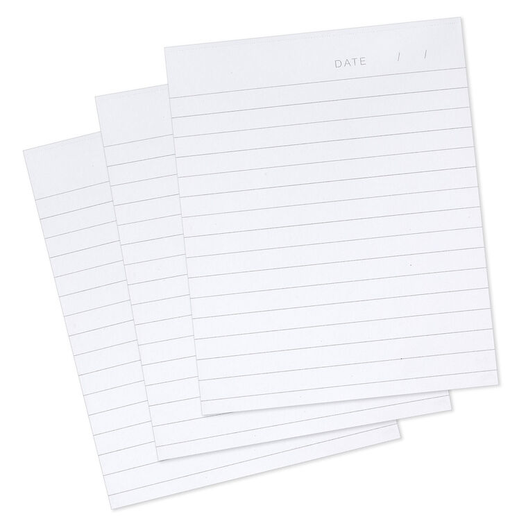 Pink Floral Fabric Small List Pad pages fanned image number 3