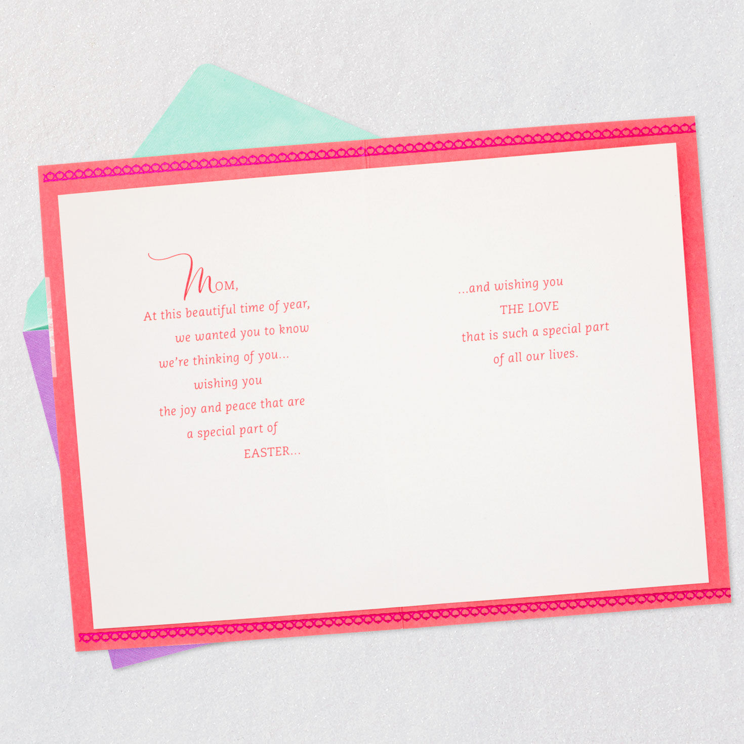 Love, Joy and Peace Easter Card for Mom From Both of Us, , large image number 4