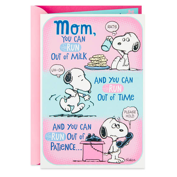 Peanuts® Snoopy Hugs for Mom Pop-Up Mother's Day Card, , large image number 1
