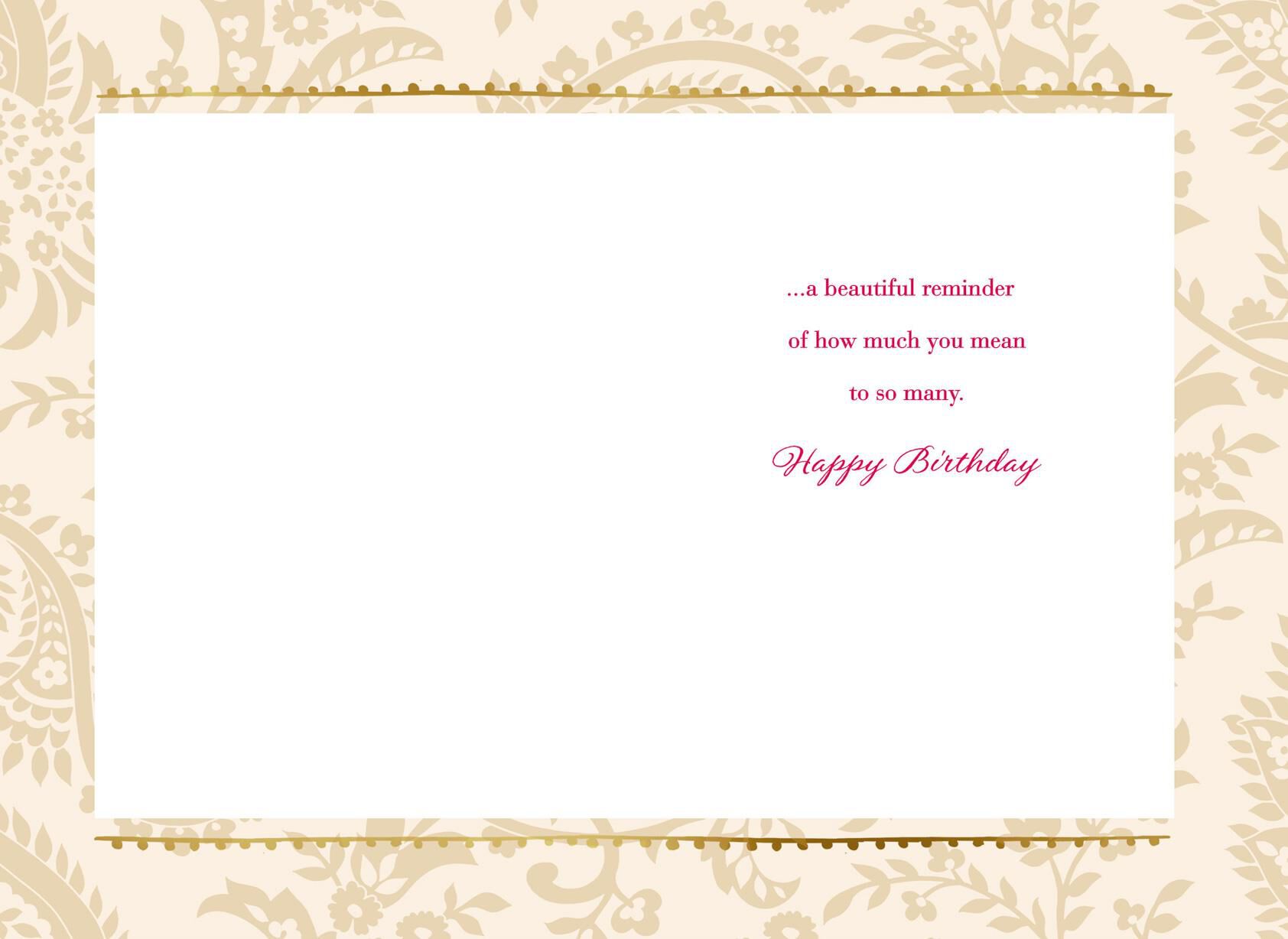 You Mean So Much Birthday Card