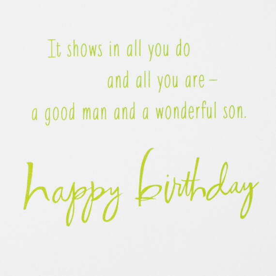 You're a Good Man Birthday Card for Son, , large image number 3