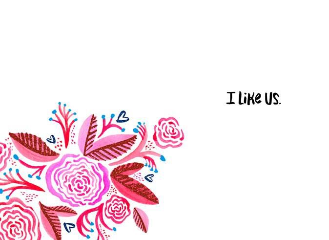 Looks Like Us Valentine's Day Card