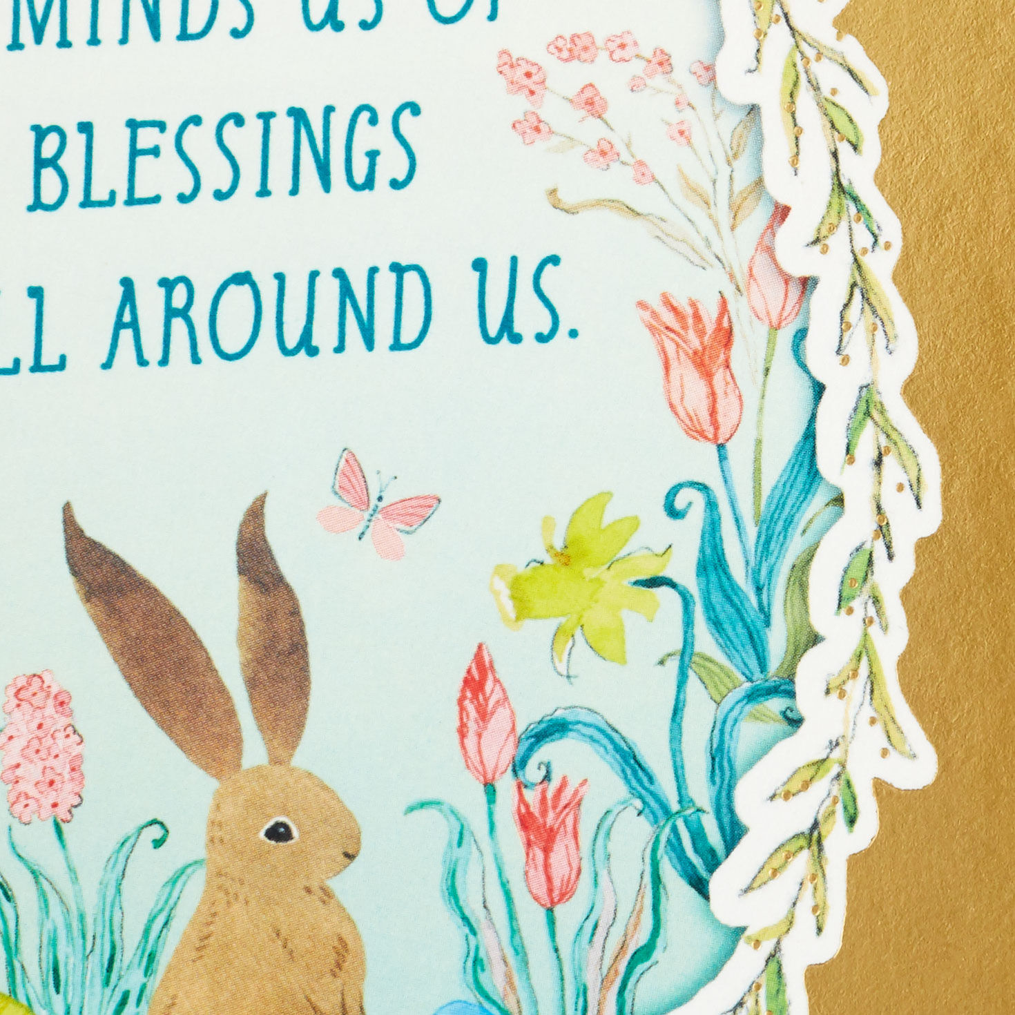Nostalgic Bunny and Flowers Easter Cards Pack cover detail image number 4