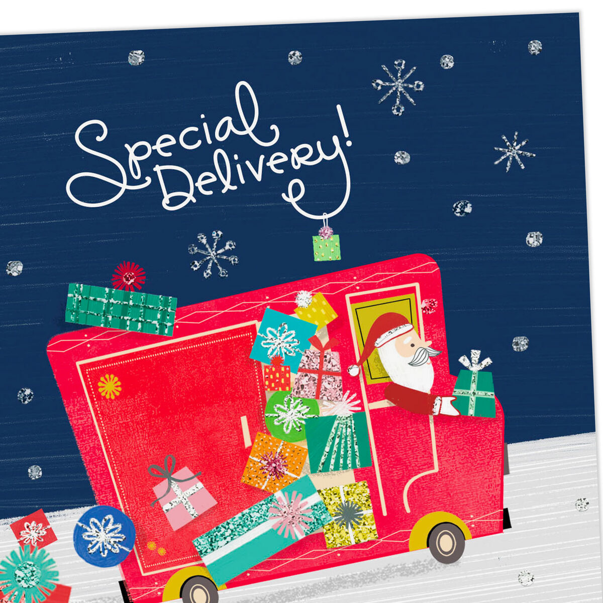 Special Delivery Christmas Card for Mail Carrier Greeting Cards