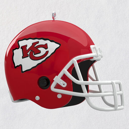 NFL Kansas City Chiefs Helmet Ornament With Sound, 