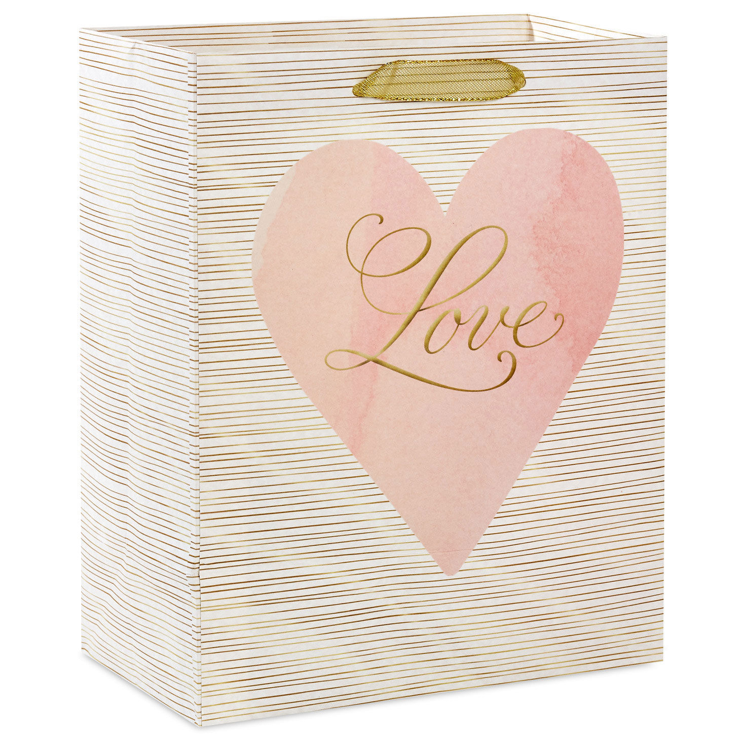 Hearts and Love Medium Gift Bag back image number 6