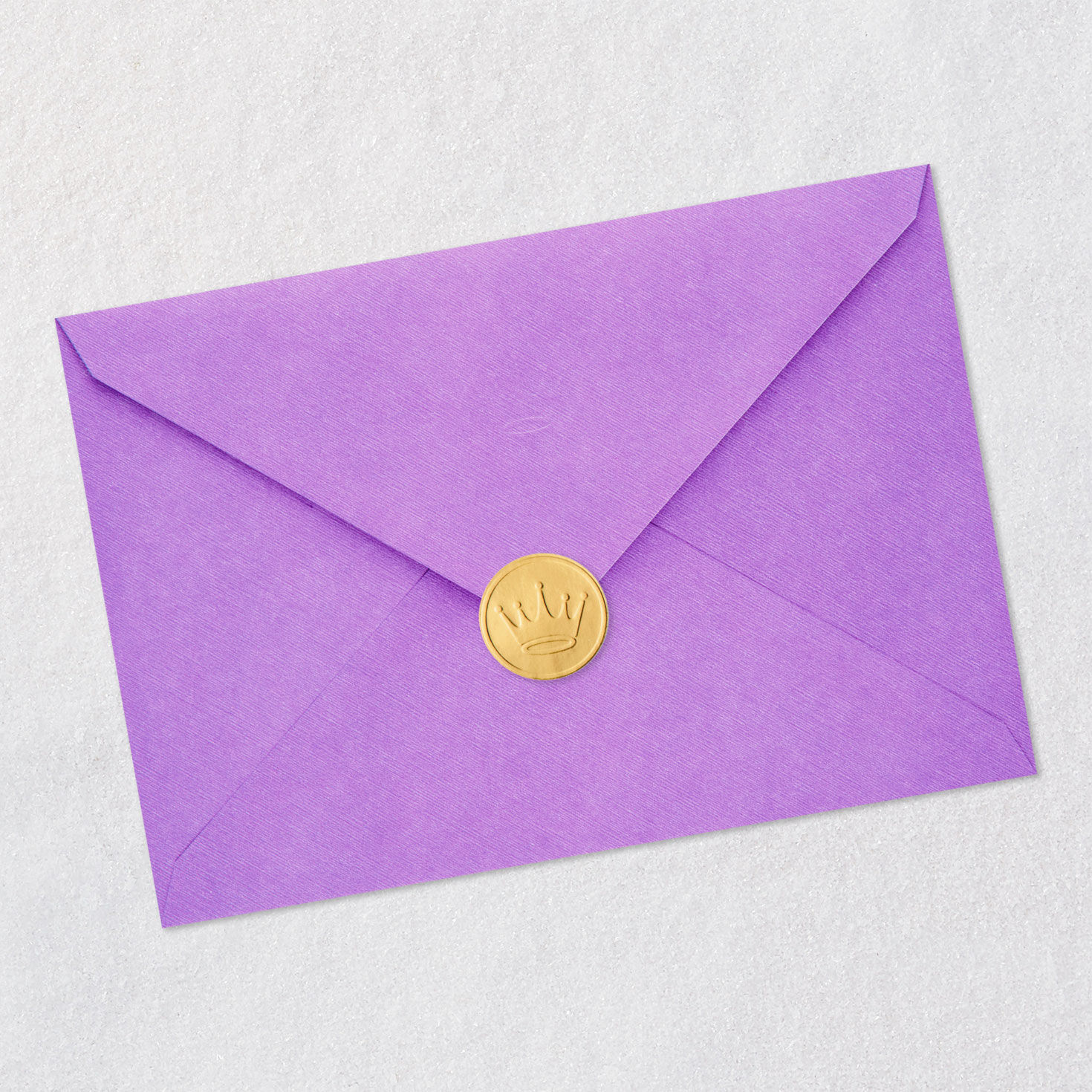 Bird and Spring Flowers Egg-Shaped Easter Card Envelope Back with Seal image number 7