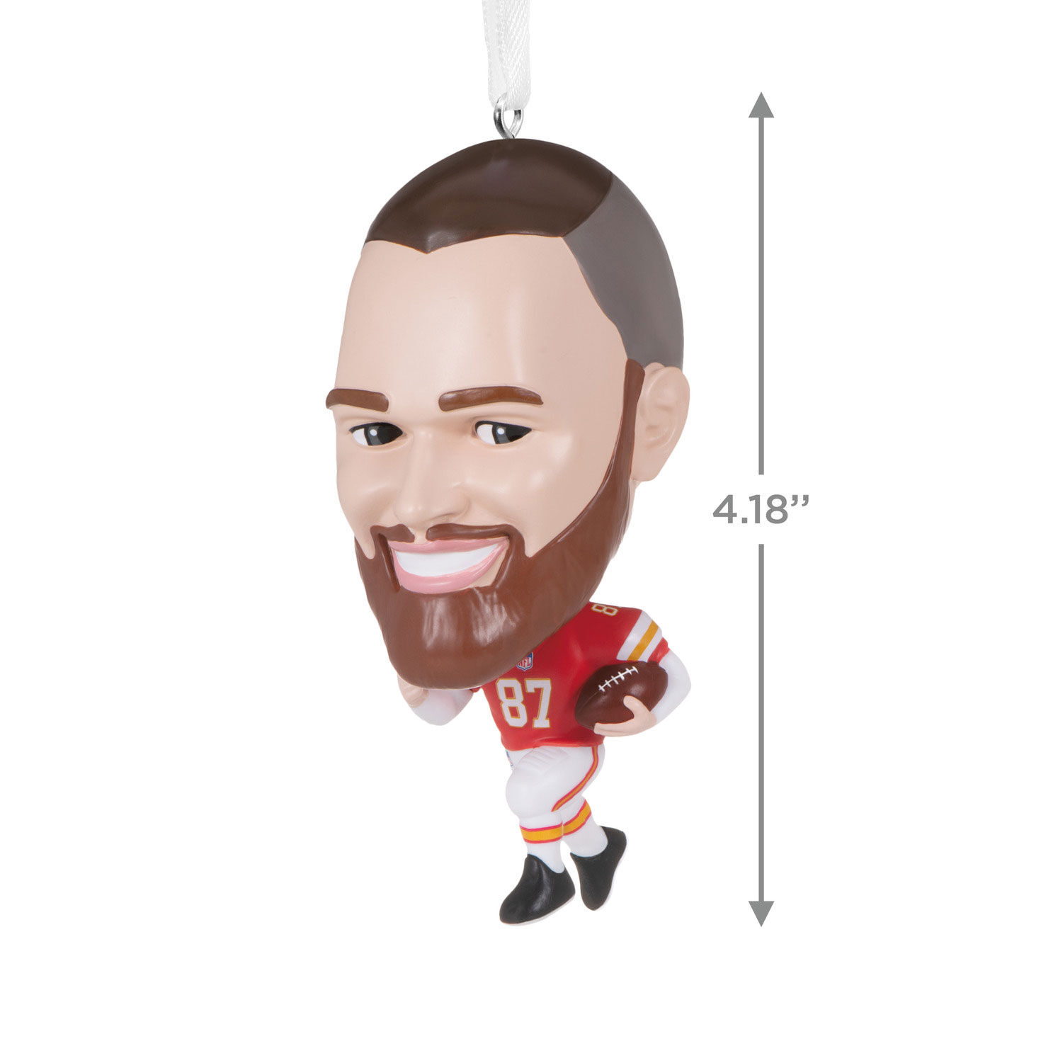 NFL Kansas City Chiefs Travis Kelce Bobblehead Ornament for only USD 19.99 | Hallmark