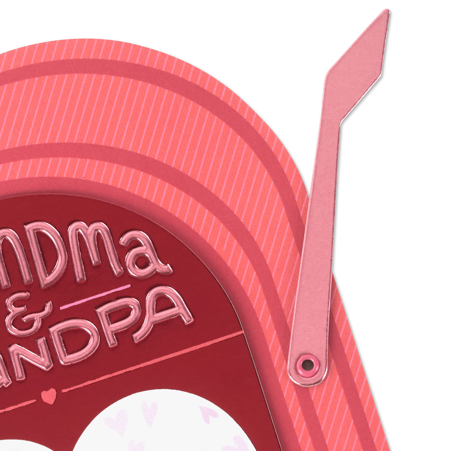 Heart on Mailbox Grandparents Valentine's Day Card Card Front Detail image number 4