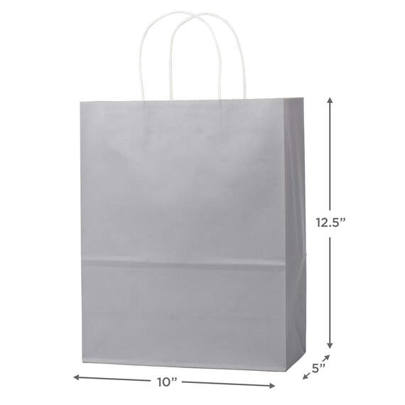 12.5" 12-Pack Assorted Kraft Paper Gift Bags, , large image number 3