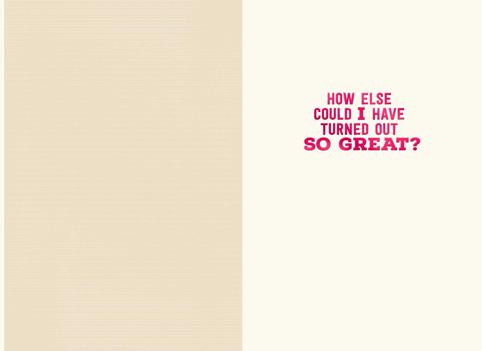 World's Best Mom Ribbon Funny Mother's Day Card
