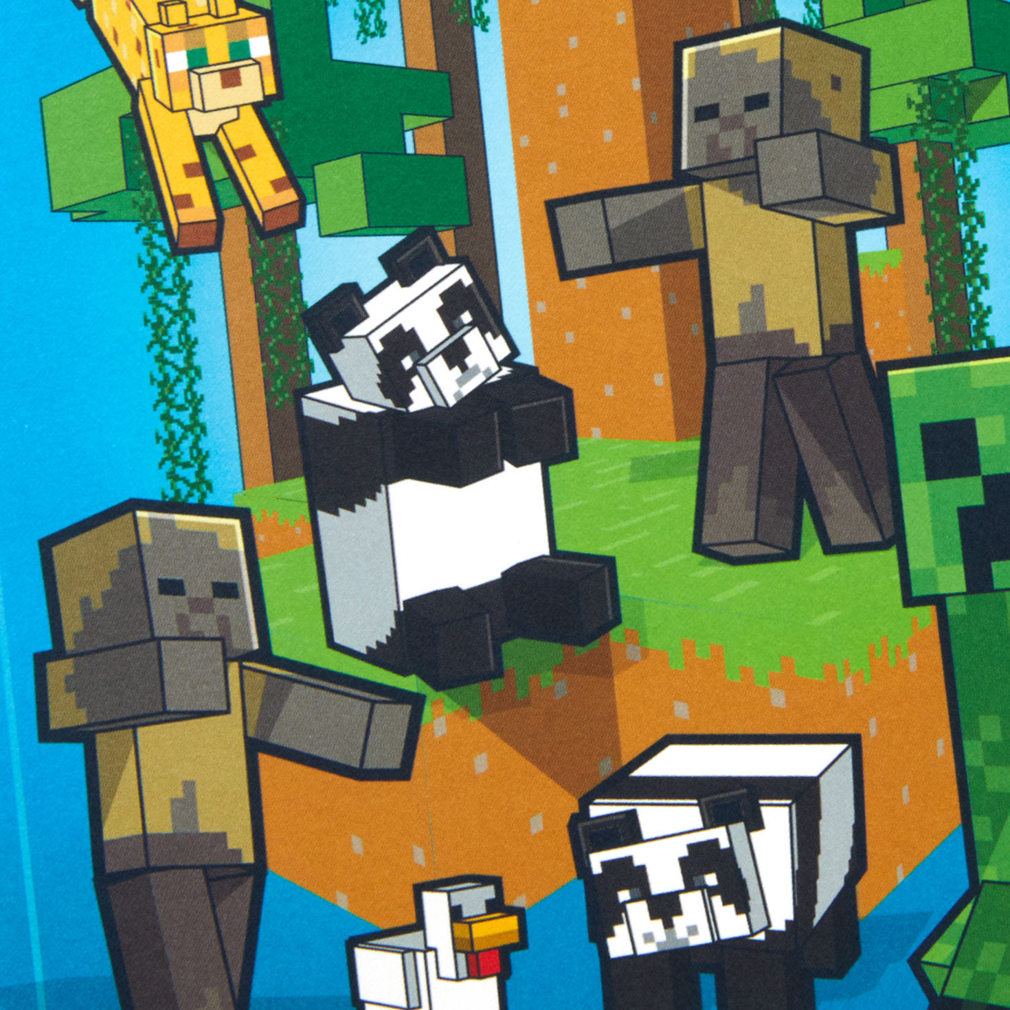 Minecraft Musical Pop-Up Birthday Card for Kids Card Front Detail image number 4