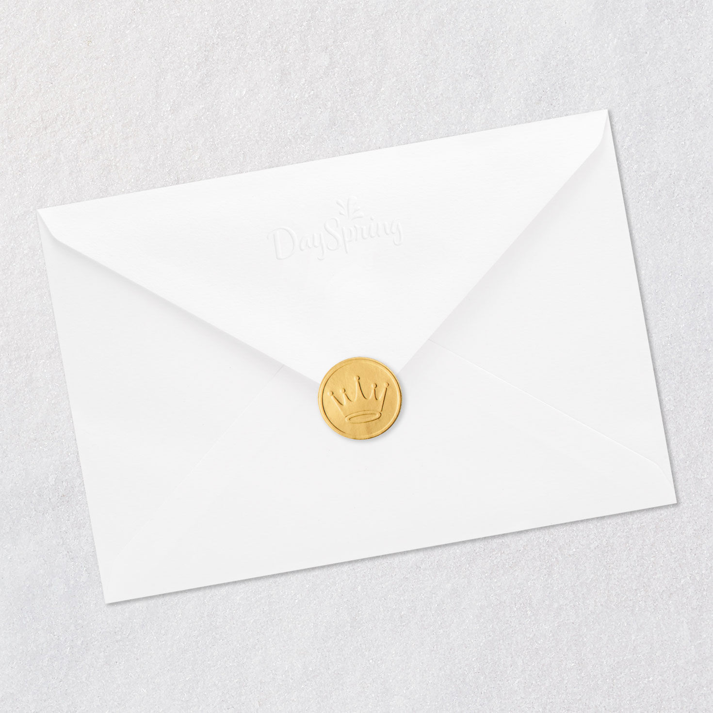 Candle and Poinsettias Religious Christmas Card Card Front with Envelope and Gold Seal image number 8