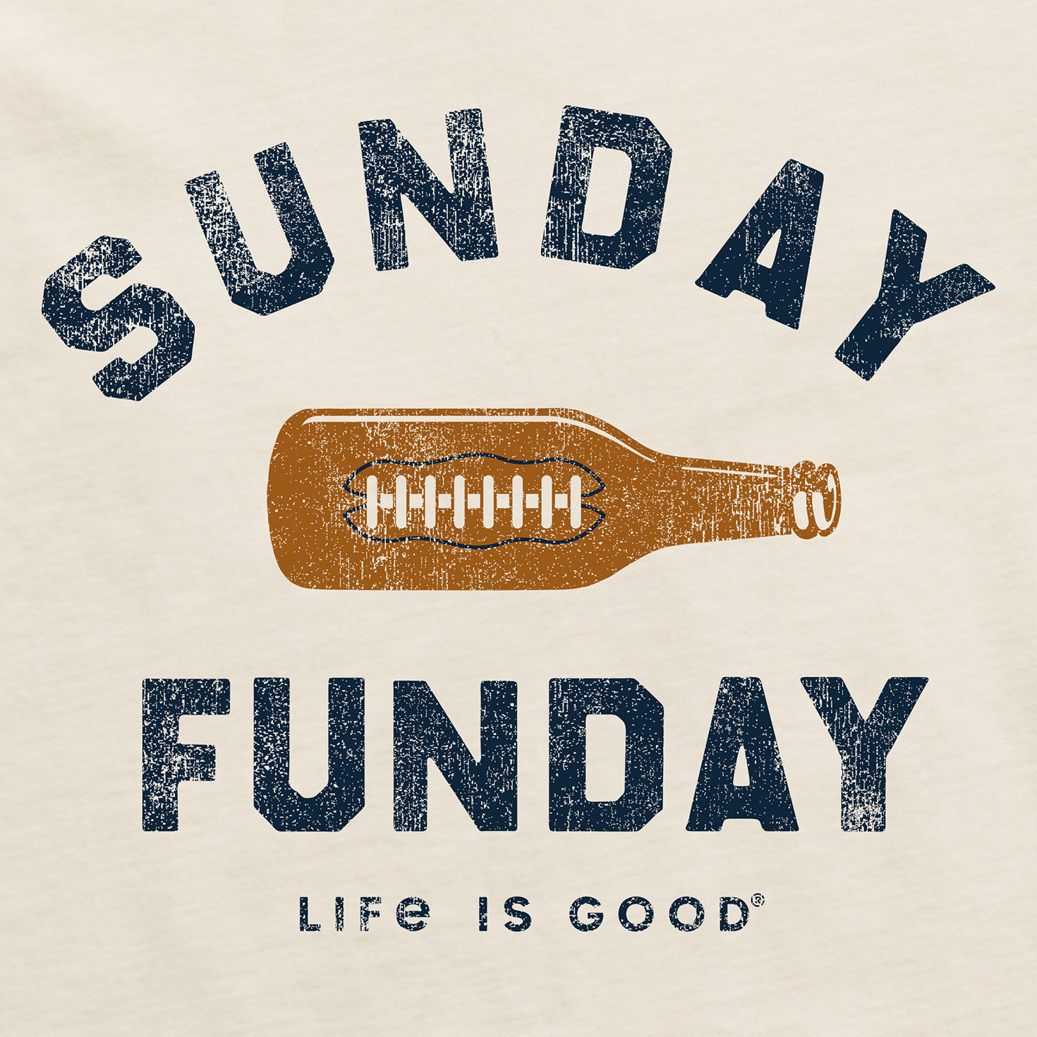 Life Is Good Sunday Funday Men's T-Shirt, , large image number 2