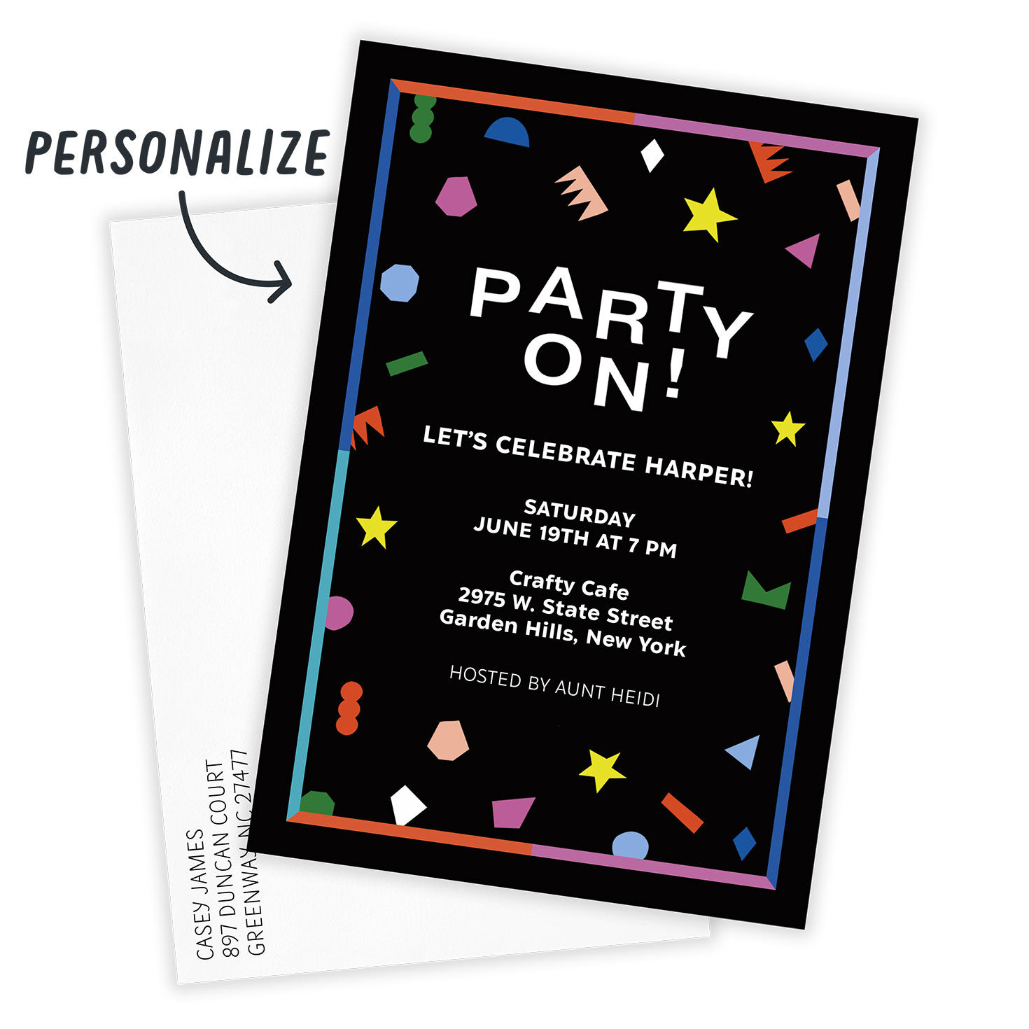 Party On! Invitation, , large image number 2