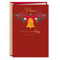 Bell Holiday Garland Niece Christmas Card Card Front image number 1