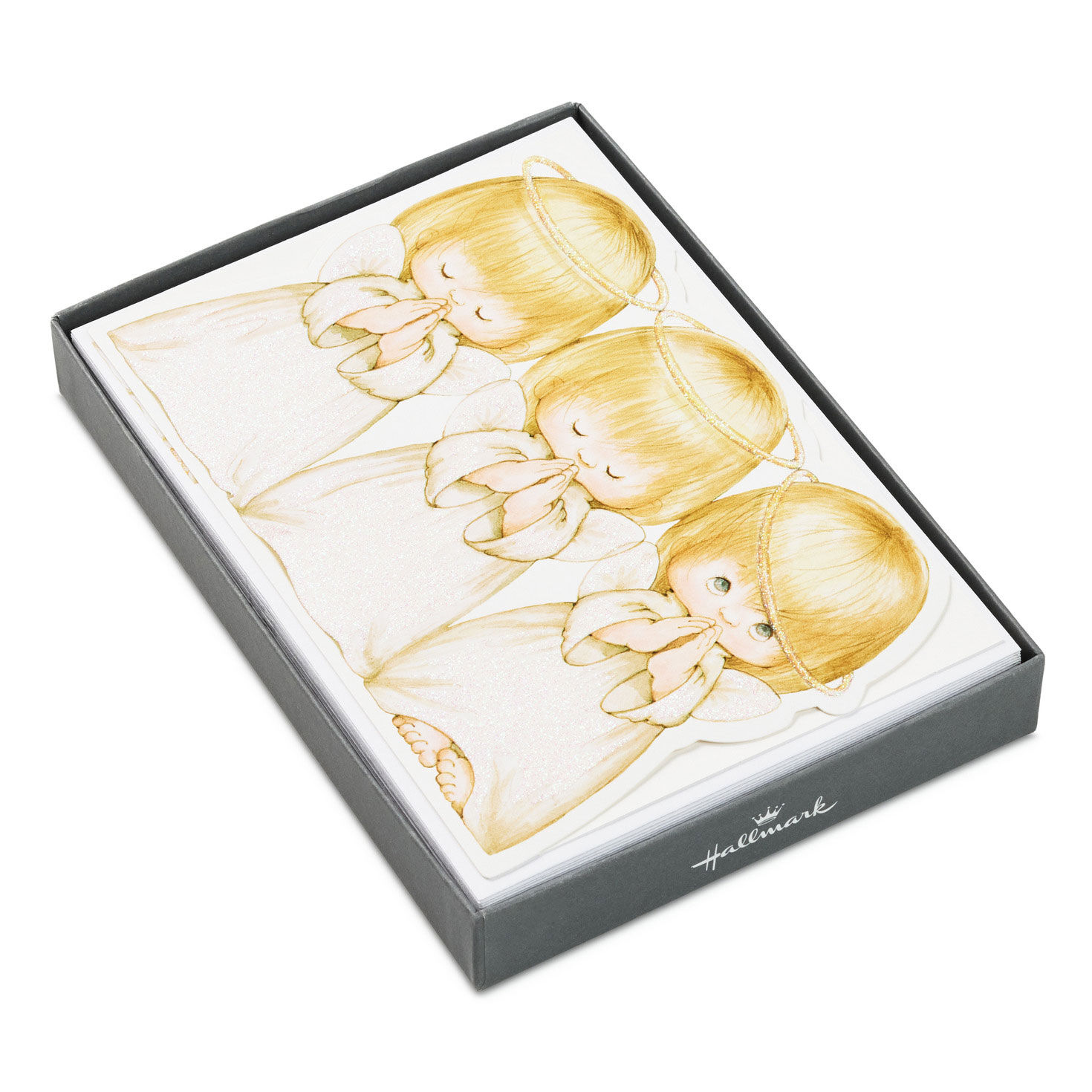 Nostalgic Angels Christmas Cards, Box of 16
