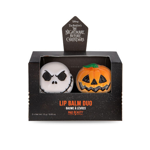Mad Beauty Disney Tim Burton's The Nightmare Before Christmas Lip Balms, Set of 2, 