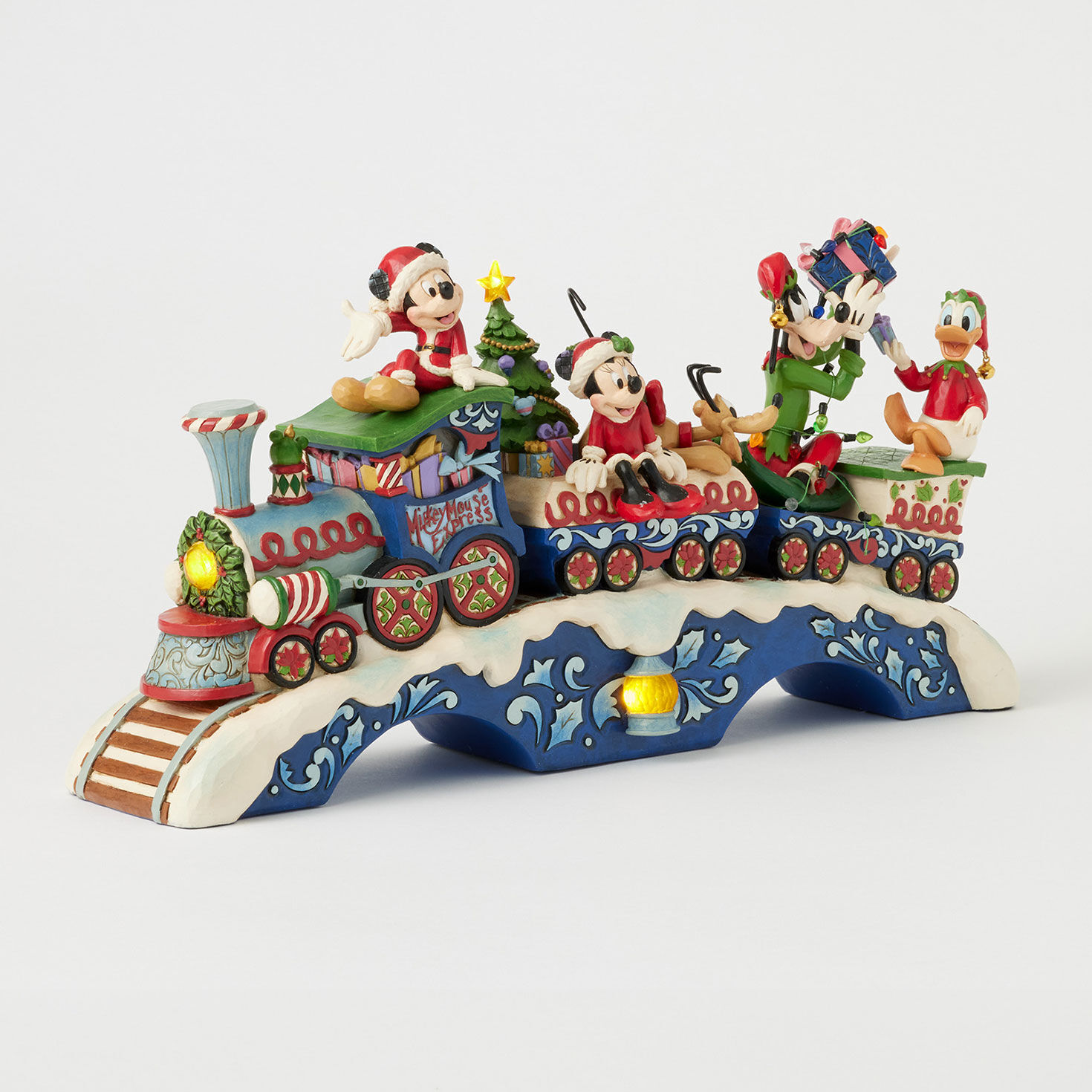Jim Shore Mickey Mouse and Friends Light-Up Musical Train Figurine, 8.64" for only USD 299.99 | Hallmark