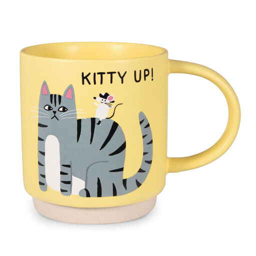 Kitty Up Funny Mug, 16 oz., 