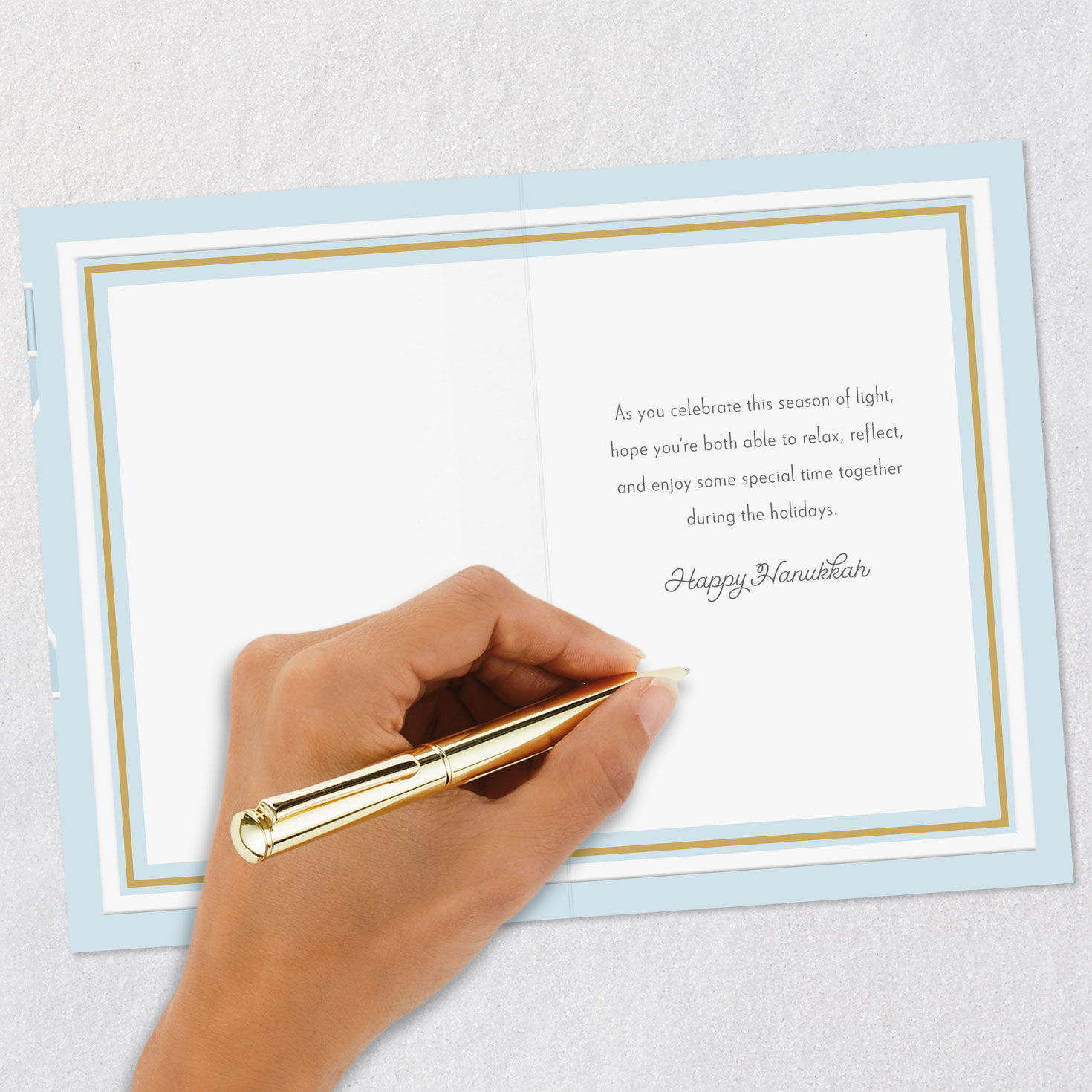 Relax, Reflect and Enjoy Hanukkah Card for Both for only USD 3.99 | Hallmark