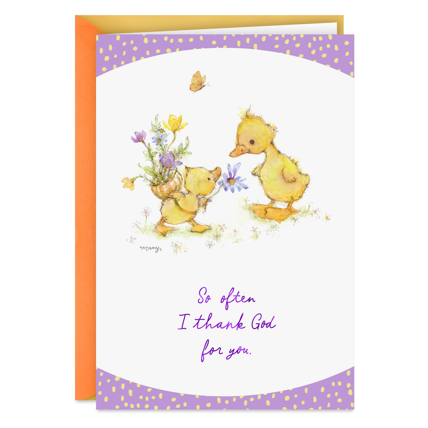I Thank God for You Easter Card
