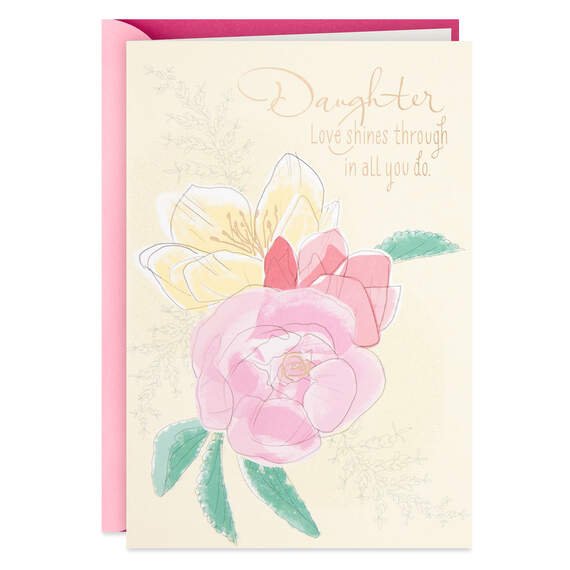 You Make Life Brighter Mother's Day Card for Daughter, , large image number 1
