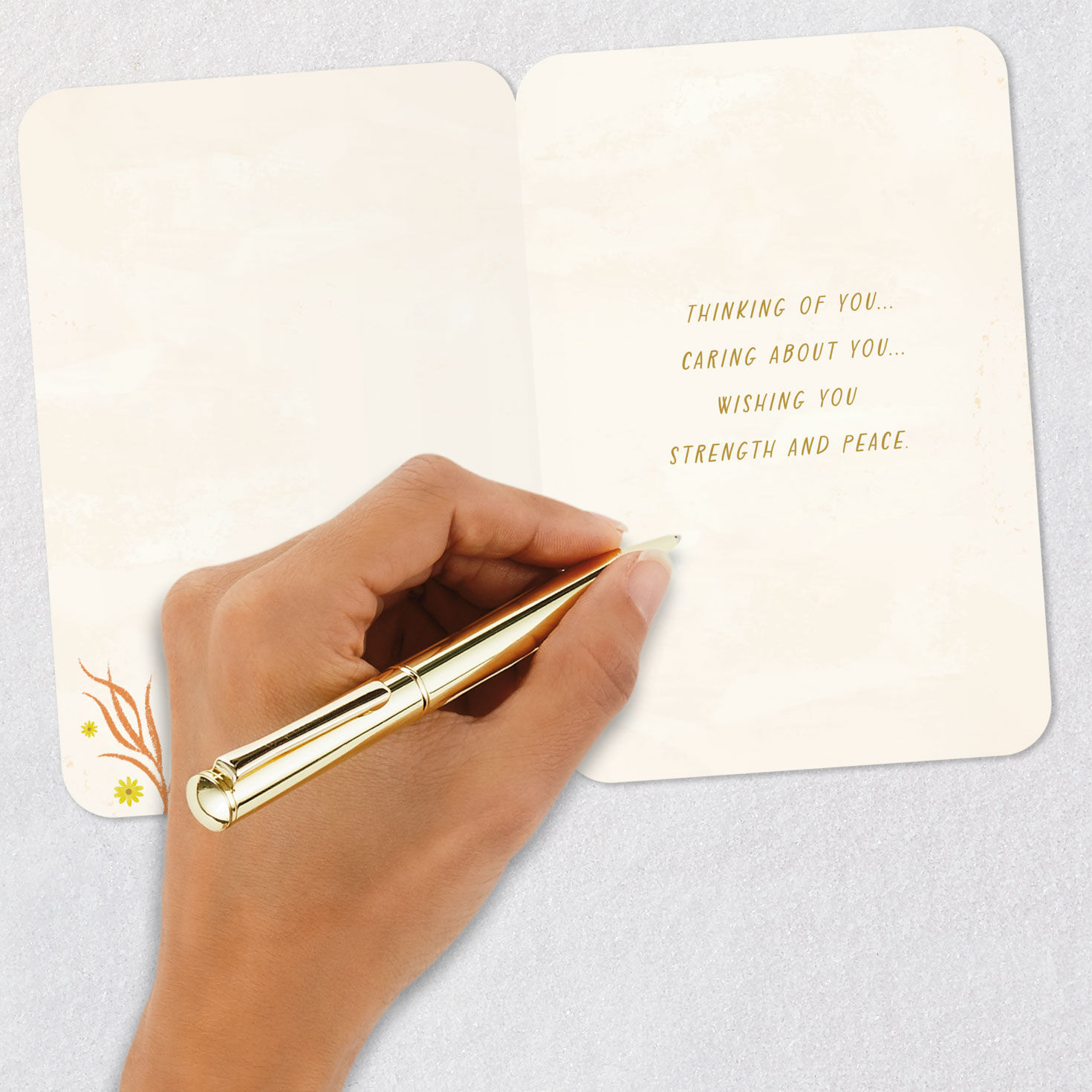 Botanical Wreath Encouragement Card Signing card image number 6