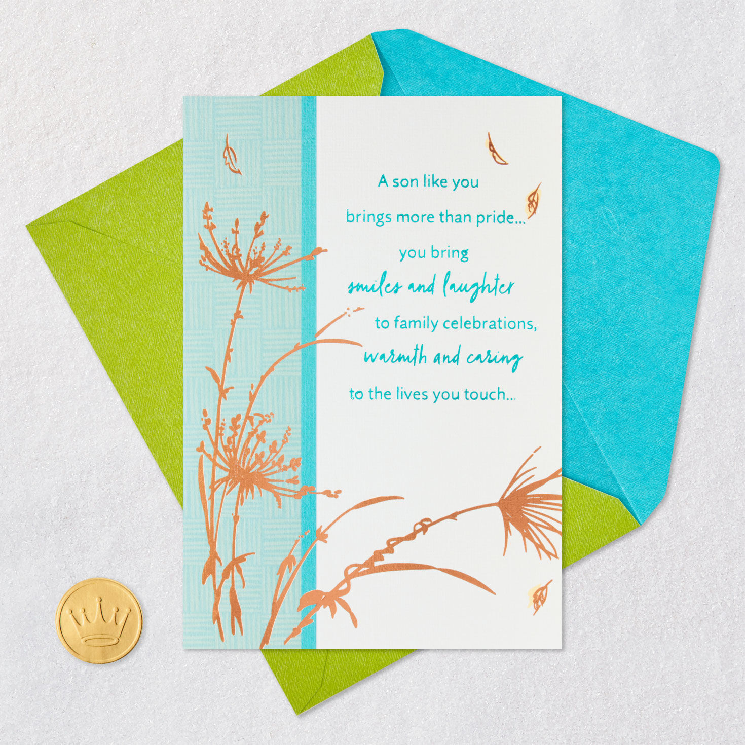 Pride and Happiness Father's Day Card for Son, , large image number 5