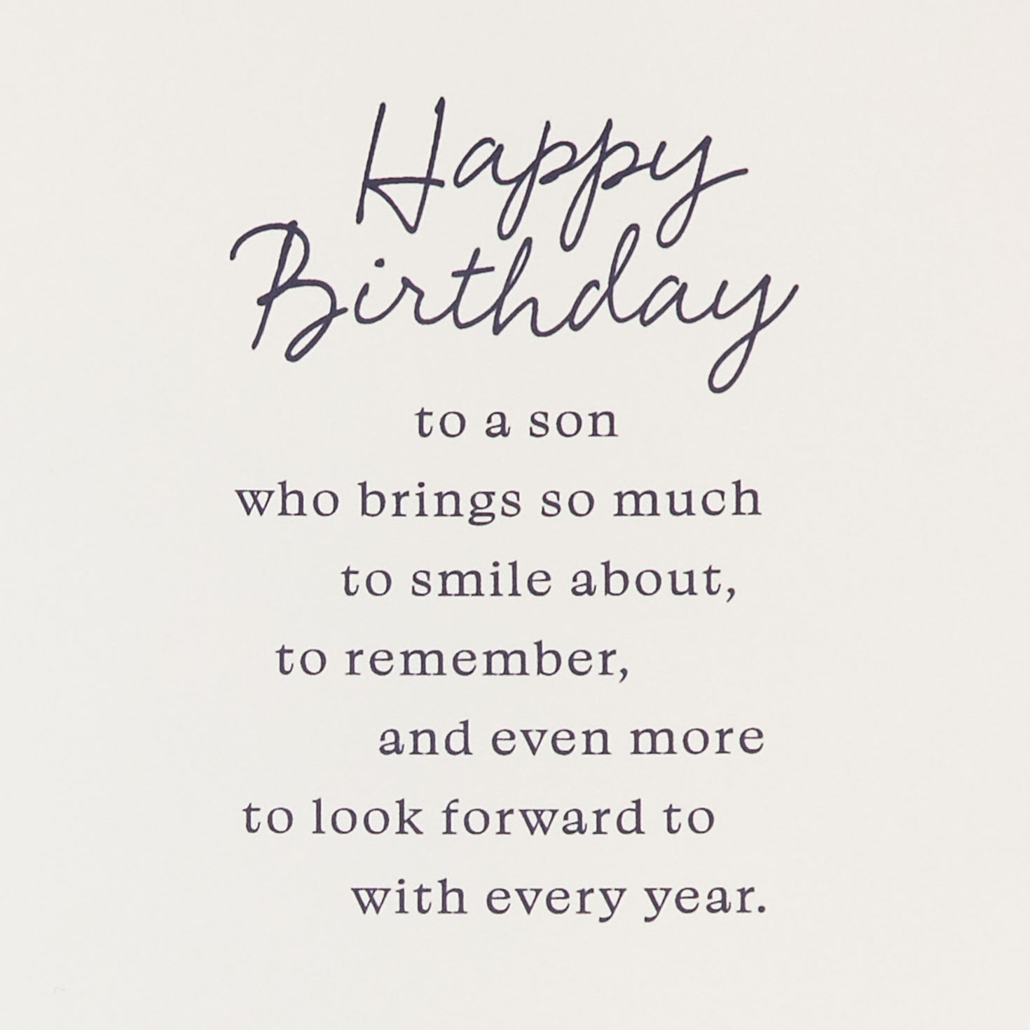 The Ways You've Grown Birthday Card for Son - Greeting Cards | Hallmark