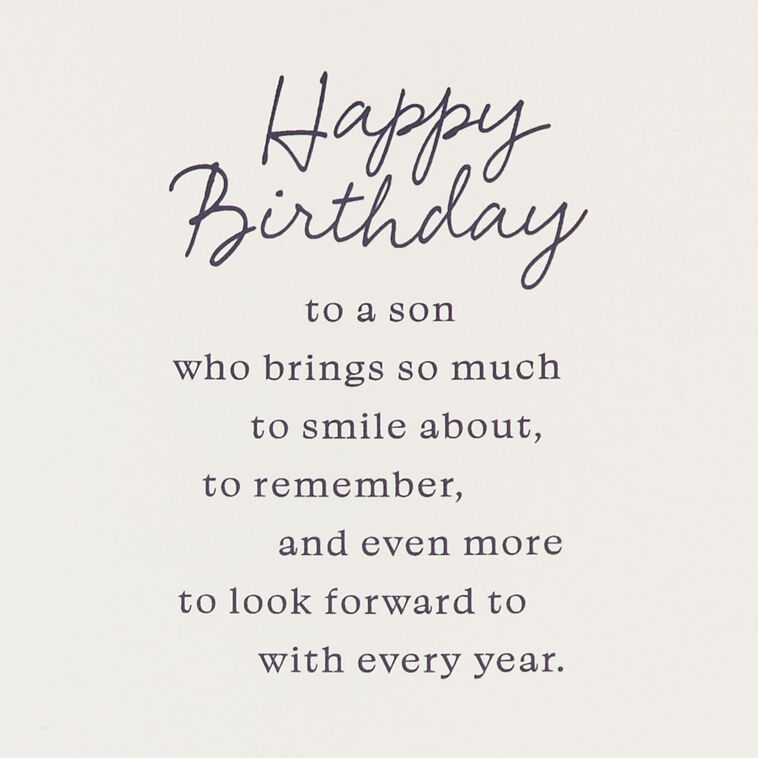 The Ways You've Grown Birthday Card for Son, , large image number 4