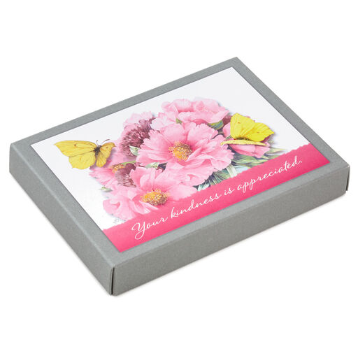 Marjolein Bastin Floral Boxed Blank Thank-You Notes, Pack of 10, 