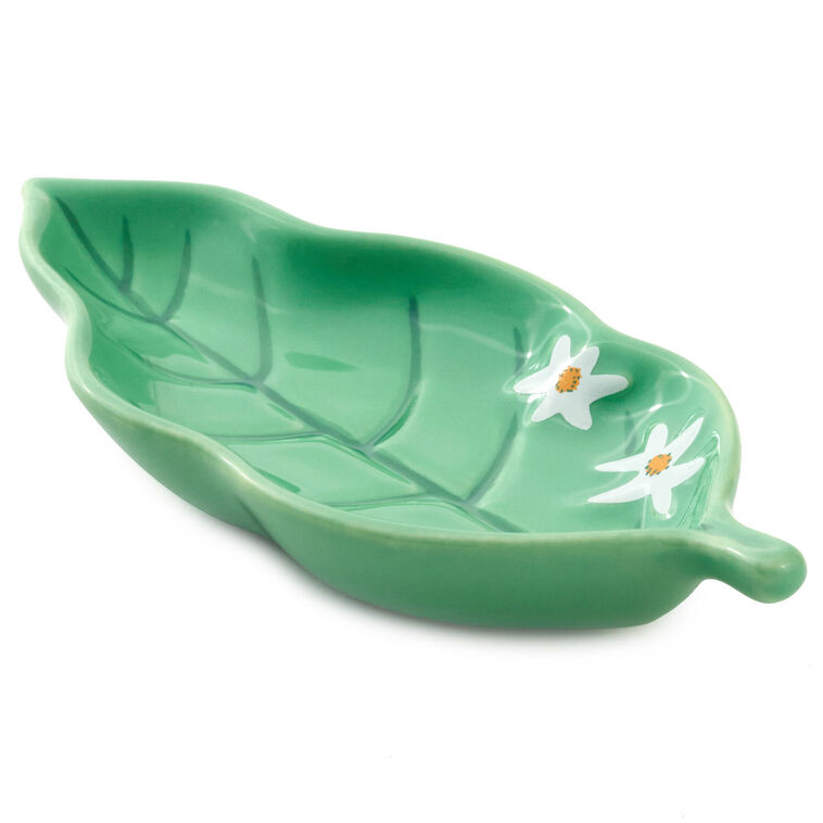 Leaf-Shaped Trinket Dish