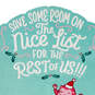 Save Some Room on the Nice List Funny Pop-Up Christmas Card for Sister, , large image number 2