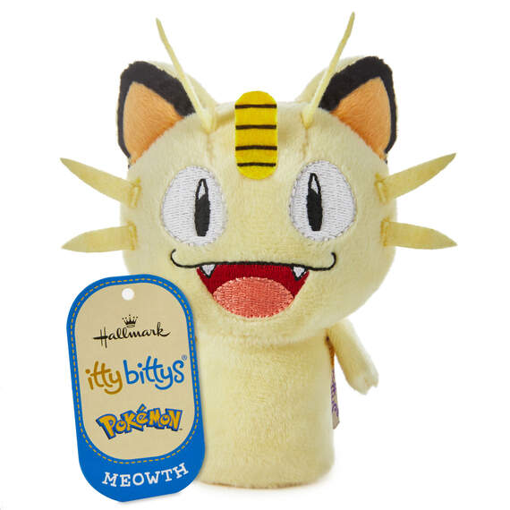 itty bittys® Pokémon Meowth Plush, , large image number 2