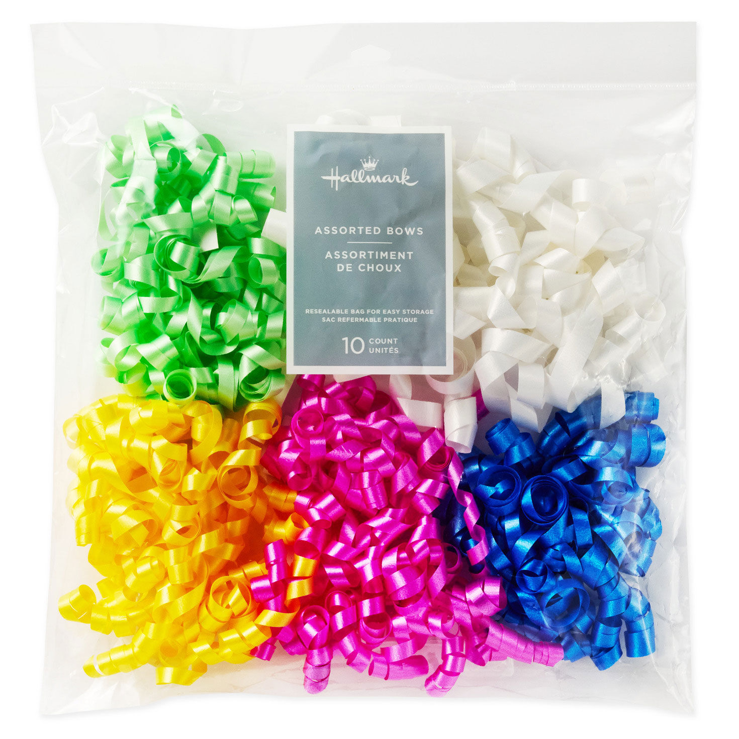 Curly Ribbon Gift Bows Pack package front image number 6