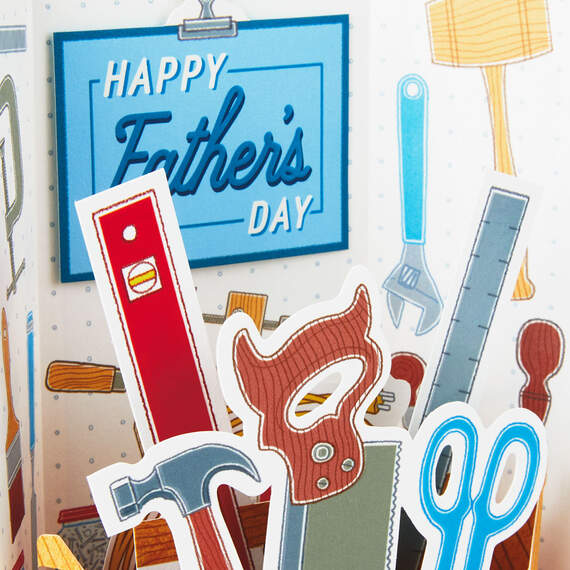 Great Dad Toolbox 3D Pop-Up Father's Day Card, , large image number 4
