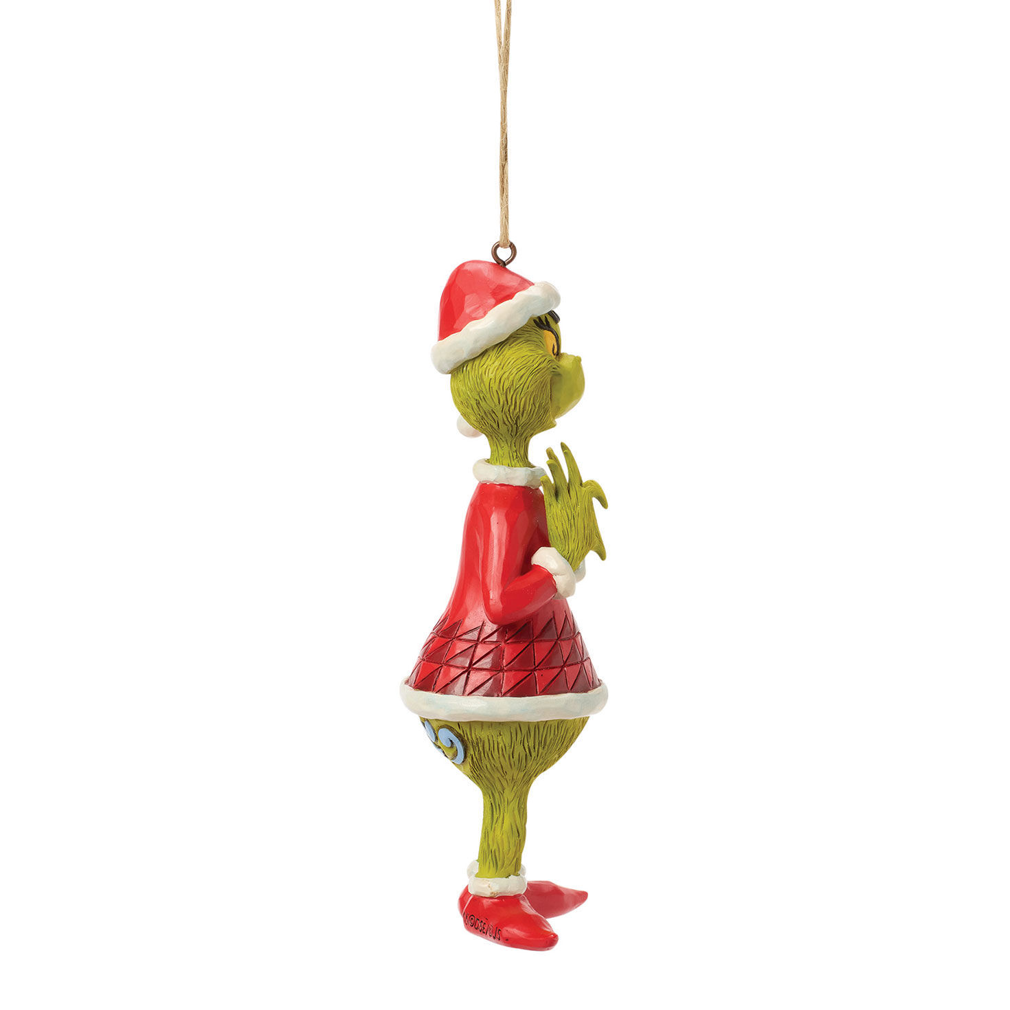 Jim Shore Grinch With Heart Hands Statue side image number 4