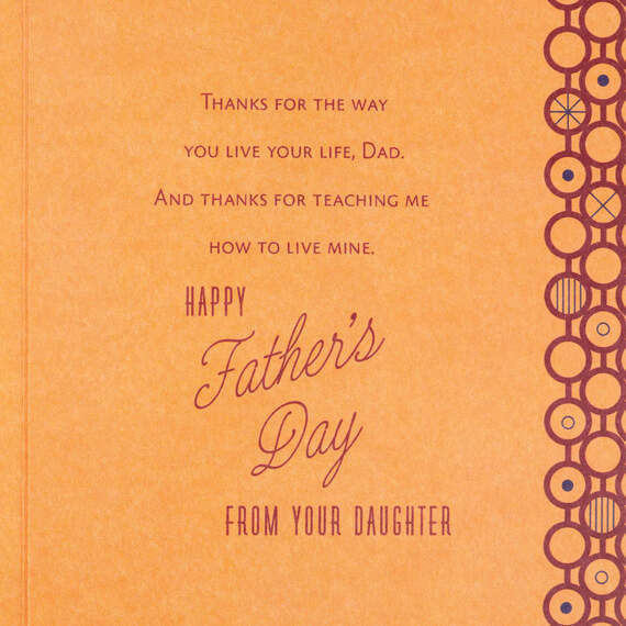 Thanks for Everything, Dad Father's Day Card From Daughter, , large image number 3