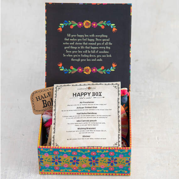 Natural Life Black and Multicolor Happy Box Gift Set, 6 Pieces, , large image number 2