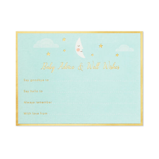 Baby Advice and Well Wishes Note Cards, Pack of 24, 