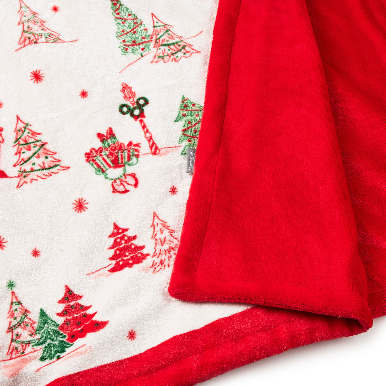 Disney Holiday Ever After Hallmark Movie Blanket upclose detail image number 5