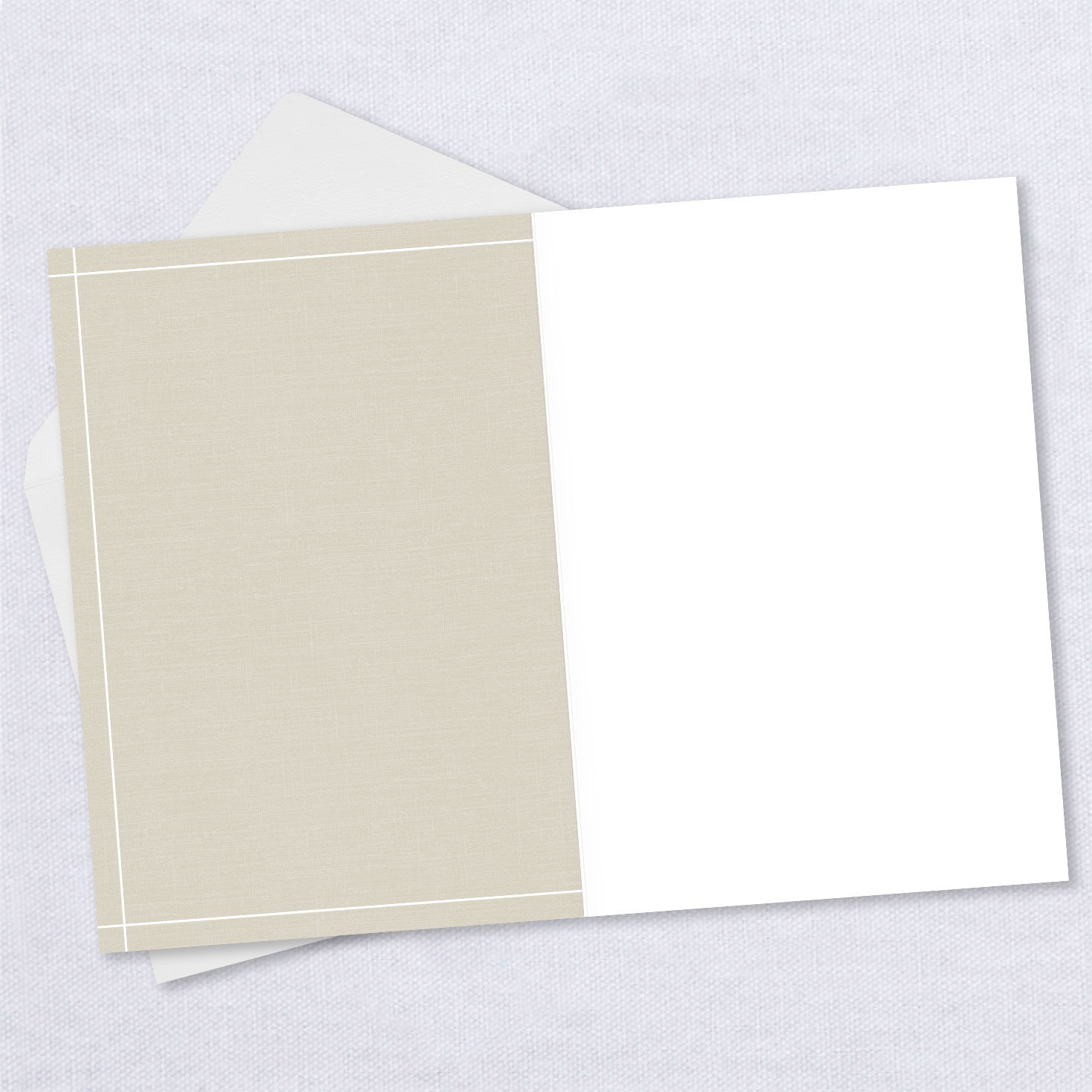 Personalized Elegant Merry Christmas Photo Card, , large image number 2